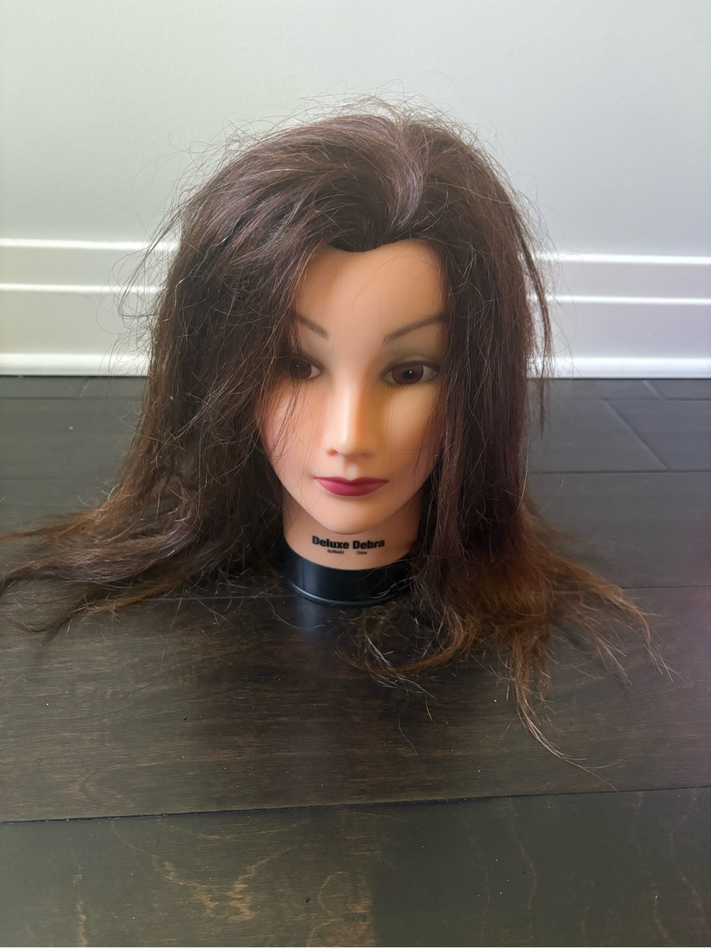 Burmax Deluxe Debra Cosmetology Mannequin Head – Human Hair